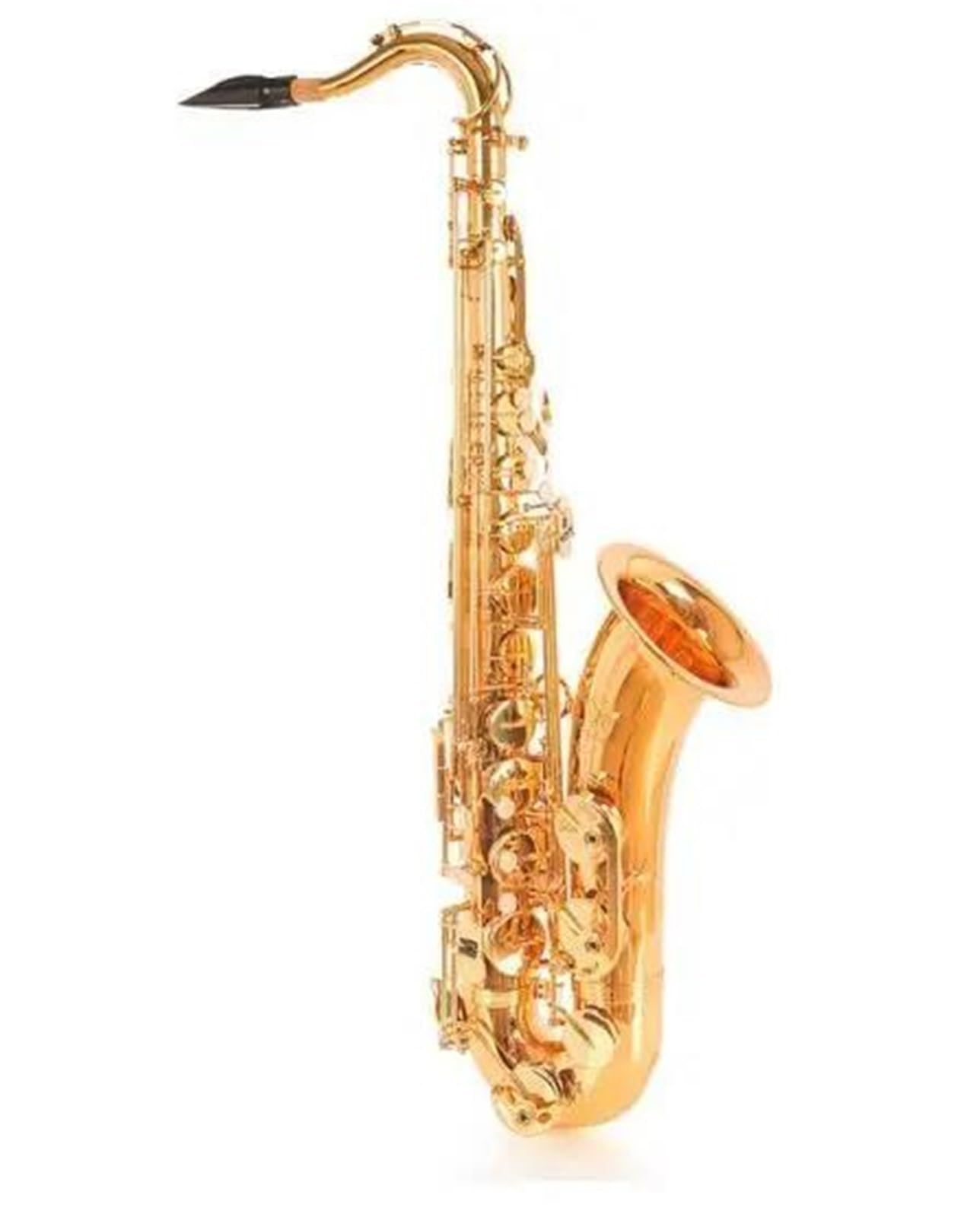 Saksofon Tenorowy Instrument Złoty B Dur Z Futerałem I Ustnikiem Akcesoria Saksofon