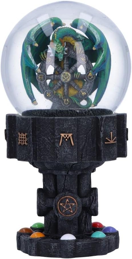 Nemesis NowAnne Stokes Year of The Magical Dragon Snow Globe, Multi Coloured, 18.5cm