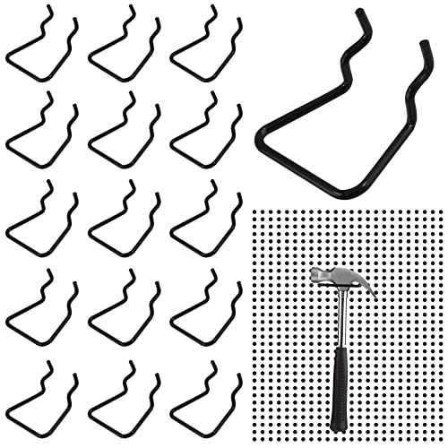 Waziaqoc 16Pcs Pegboard Plier Holders, Double Loop Pegboard Hooks cover