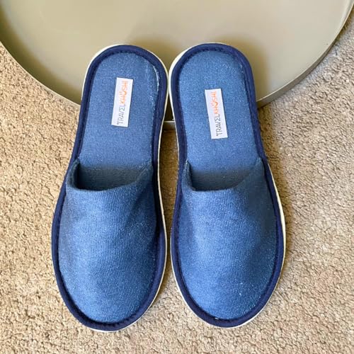 Image of Travelkhushi Soft Comfy Home Slippers For Women & Men For Winter Capet flip flops for Bedroom Indoor Carpet house slides Anti skid Slippers for Winter & Summer
