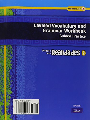 9780133692693 Realidades Leveled Vocabulary And Grammar Grade 6, Level 2: Core Practice / Guided Practice thumb #1