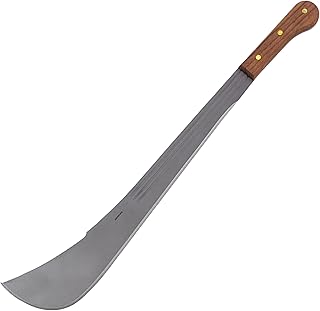 Condor Tool & Knife Viking Machete | 3mm Thick Full Tang Machete with Hand Crafted Welted Leather Sheath | 1075 High Carbon Steel with Walnut Handle | 20in Blade | 32.1oz - Condor
