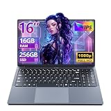 YOZISUAN Gaming Laptop 16GB RAM 256GB SSD, Traditional Laptop Computers with Core i5 (Up to 3.60 GH) 16' IPS FHD 1920 * 1200, Laptop Computer for Students/Business with Backlit Keyboard