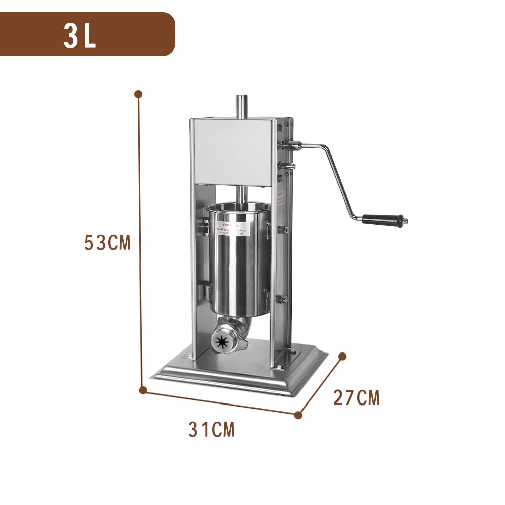 Máquina manual comercial vertical Churros Maker Donut (capacidad 3L)