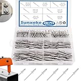 Sunxeke 280pcs Stainless Steel Blind Rivets, 7 Values 304 Stainless Steel Pop Rivets Assortment Kit