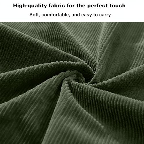 Image of 2026 Corduroy Tote Bag with Zipper Large Casual Handbags Shoulder Purse for Women