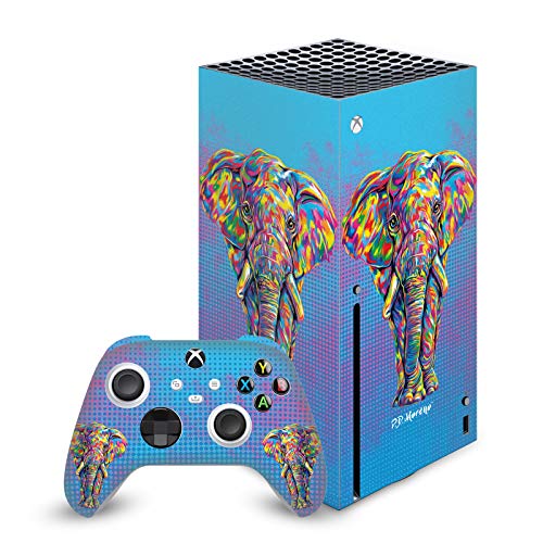 Skin Xbox Series X P.D. Moreno Éléphant : autocollant vinyle pour console et manette