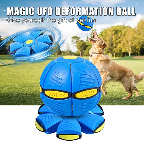 LILOVE 2024 New Strangeness Flying Saucer for Dogs, Pet Toy UFO Doggo Ball for Large Small Dogs, Phlat Frisbee Scooby Doo Toy (Green) - Image 5