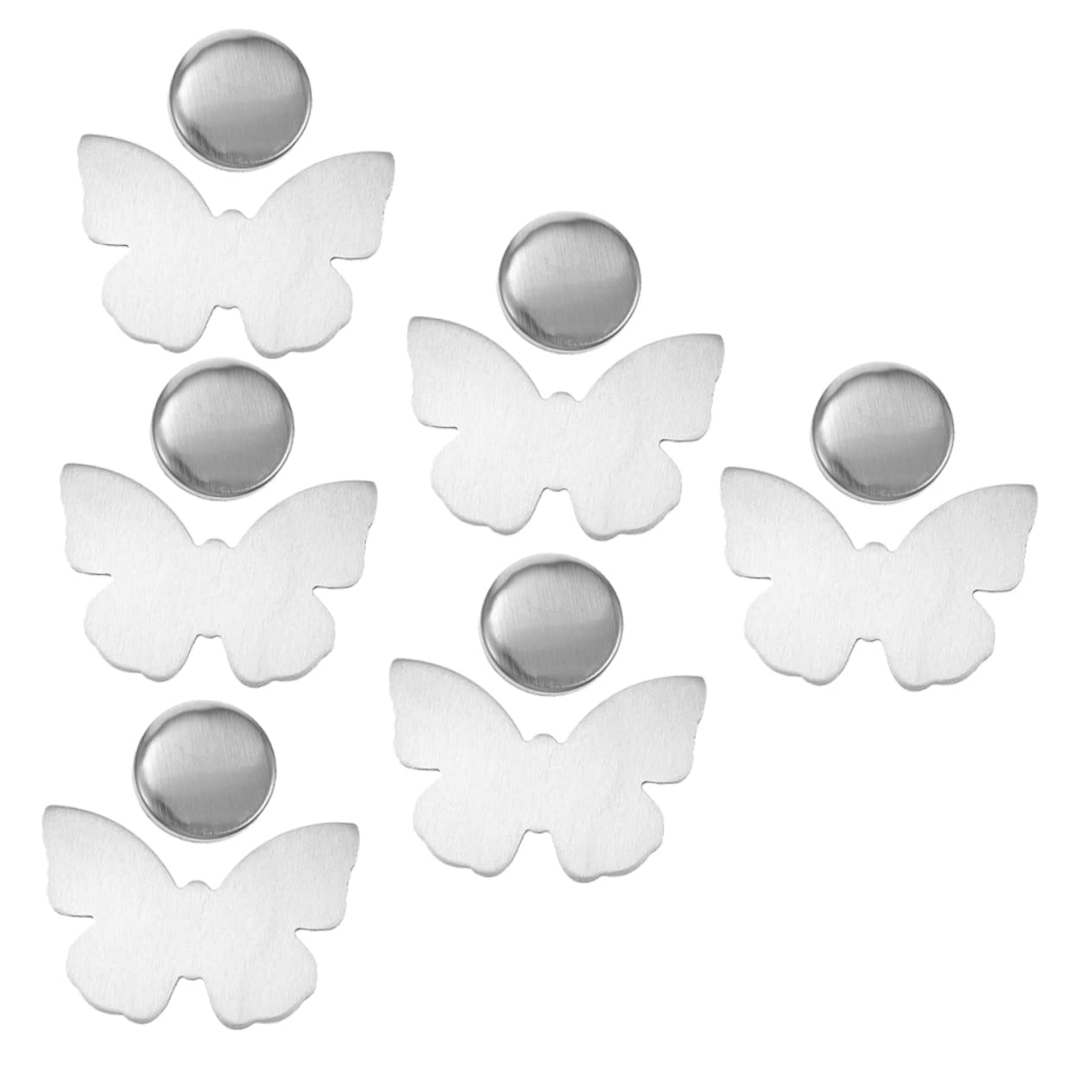 TOPBATHY 6pezzi Pesanti Magnetici per Tovaglie Fissatori Antivento Ventosa Magnetica Pesi per Tende Design Durevole in Acciaio Inossidabile Portatile e Decorativo