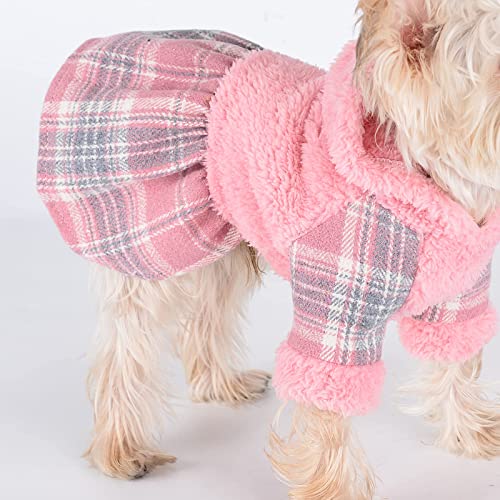 Dog Clothes For Small Dogs Girl Puppy Skirt Dogs Dress Princess Gauze Dress, Pet Clothes Holiday Festival Puppy Outfits Pet Apparel (Small, Pink) #TOP3