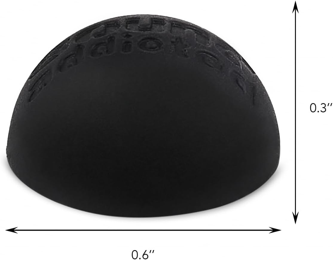 Sound Addicted - Subble 0.6'' (16 Pack) Silicone | Rubber Feet Isolators for Small and Medium-Sized Electronics, Non-Skid Hemisphere with Adhesive (Sustain up to 12lb) | Subble