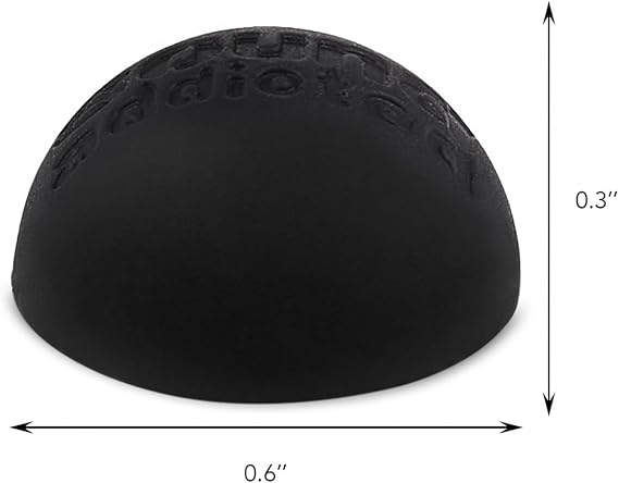 Sound Addicted - Subble 0.6'' (16 Pack) Silicone | Rubber Feet Isolators for Small and Medium-Sized Electronics, Non-Skid Hemisphere with Adhesive (Sustain up to 12lb) | Subble