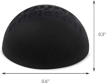 Sound Addicted - Subble 0.6'' (16 Pack) Silicone | Rubber Feet Isolators for Small and Medium-Sized Electronics, Non-Skid Hemisphere with Adhesive (Sustain up to 12lb) | Subble