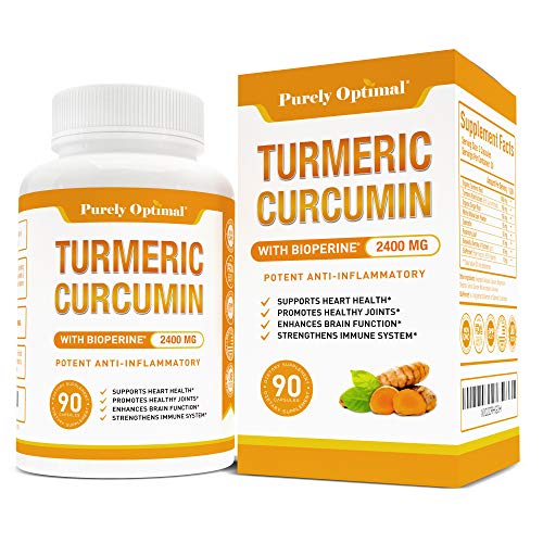 Premium Turmeric Curcumin with Bioperine 2400mg - Highest Strength & Potency 95% Curcuminoids