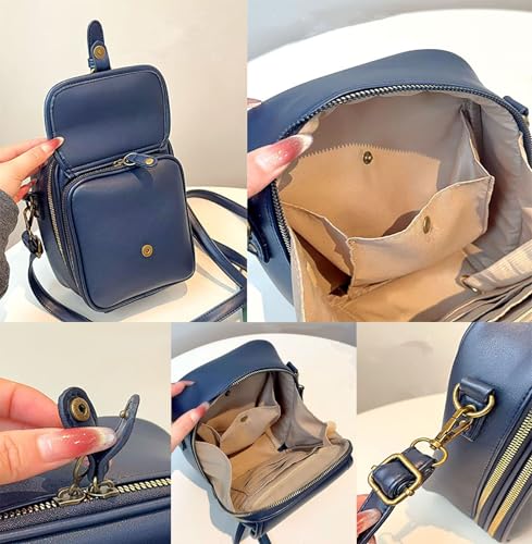 Small Crossbody, Men's/Women's Satchel, Vintage Crossbody Shoulder Wallet, Messenger Bag with Card Slot4