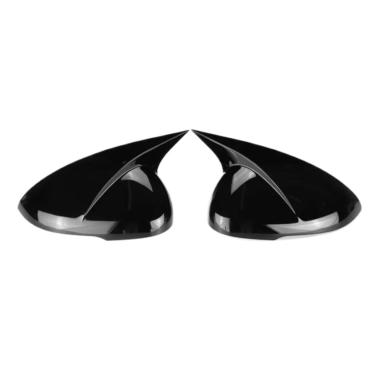 Car Mirror Cover for KIA K5 for Optima 2020 2021 ABS Car Rearview Side Mirror Cover Wing Cap Exterior Door Housing Shell Trim Adhesive Sticker(Black)
