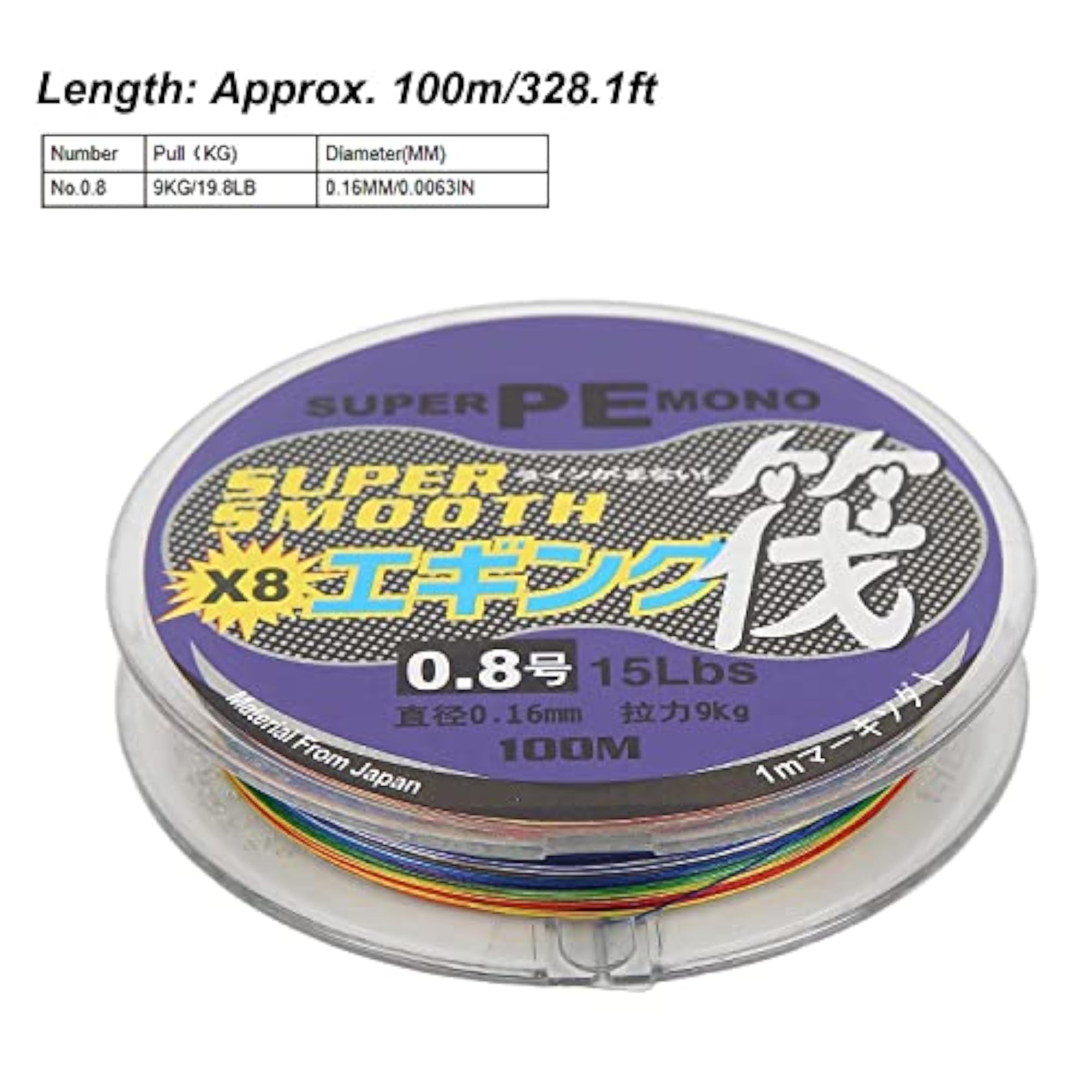 Lightweight Portable PE Fishing Line for Accessories