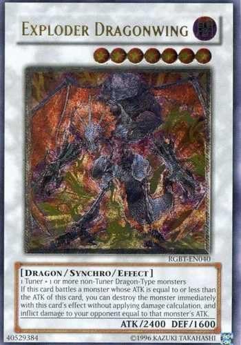 Amazon.com: Yu-Gi-Oh! - Exploder Dragonwing (RGBT-EN040) - Raging ...