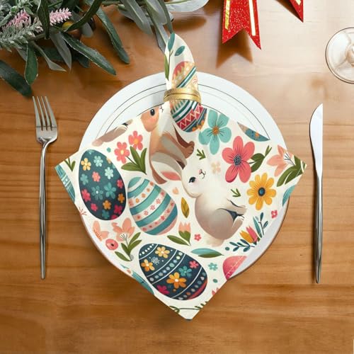 Servilletas de Tela Multicolor en Pack de 6, 20x20 in miniatura 3