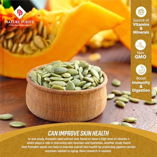 Image of Nature Purify Pumpkin Seeds 1 kg - for Eating | Protein Rich Seeds | Healthy Diet Snacks | Rich in Protein