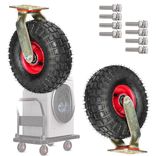 Roues pneumatiques de rechange pour déplacer vos meubles au jardin