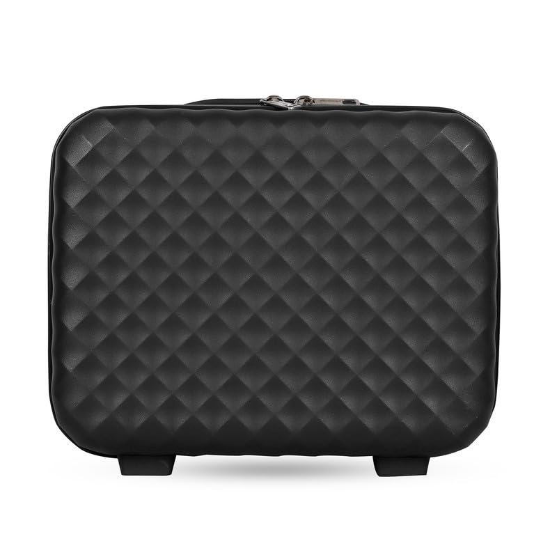 Image of Polo Class Trolley Bag 28 INCH with Vanity Trolley Bag | Polypropylene Material with 360-Degree Rotating Wheels | Number Lock & Securitec Zipper -Black