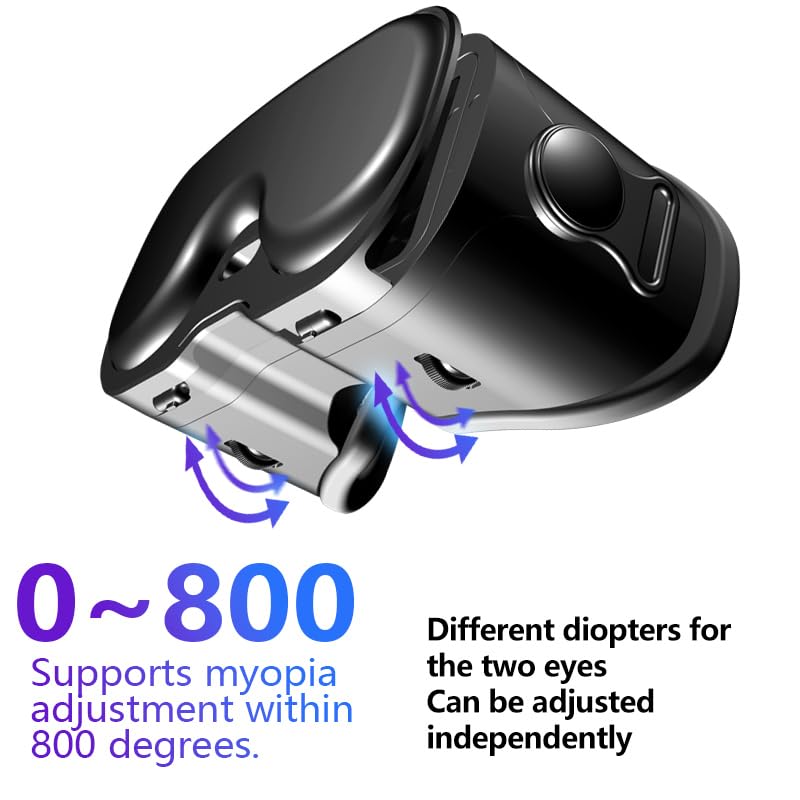 VR Headset for Phone, 3D Family Anti-Blue Eyes Protected HD Lenses, 120° FOV Virtual Reality Headsets VR Goggles for iPhone17/16/15/14/13/12/11, Samsung, Android, Glasses-Friendly - Image 5