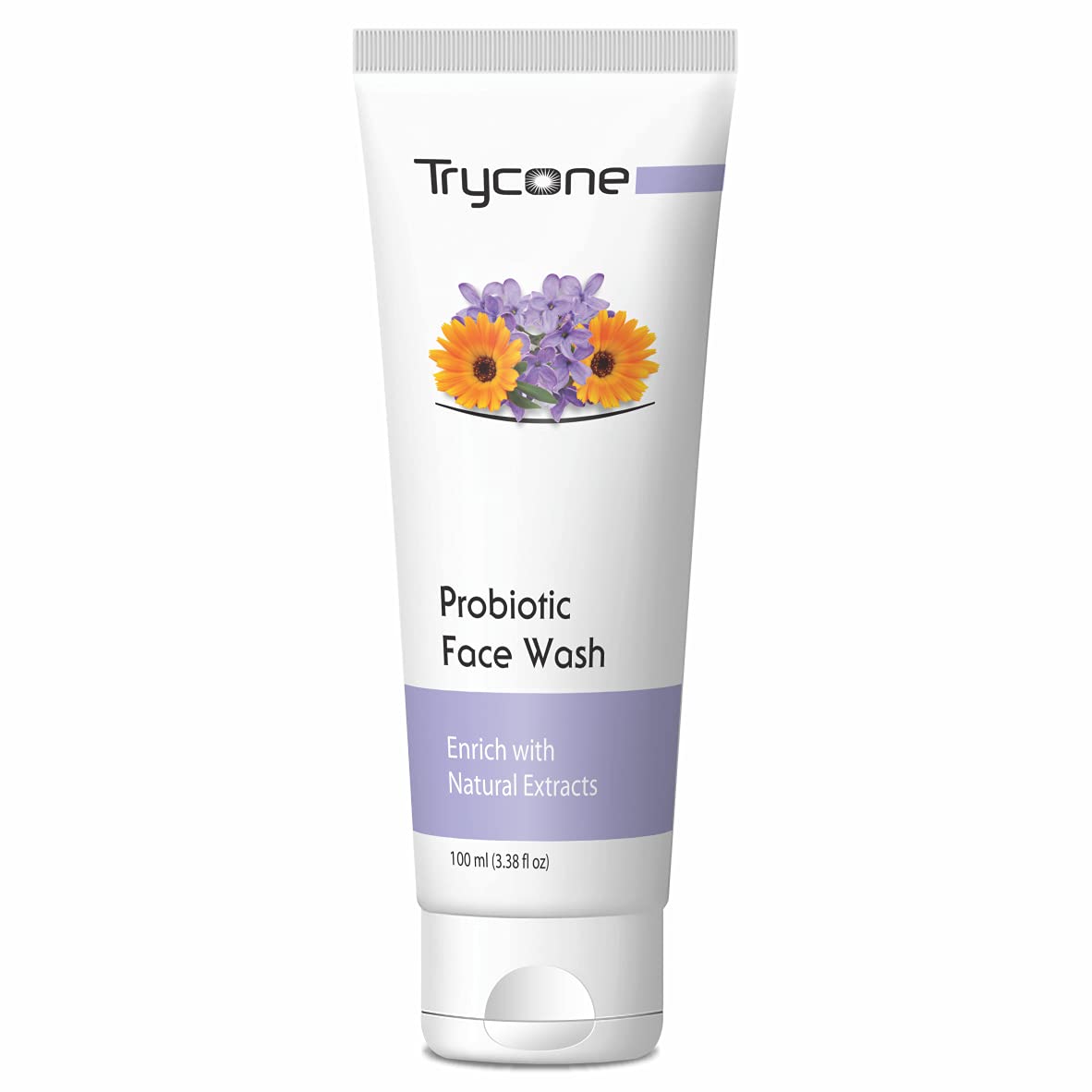 Trycone Probiotic Face Wash For Acne, Dark Spots, Pigmentation And Aging, Enriched With Natural Extracts, 100ml