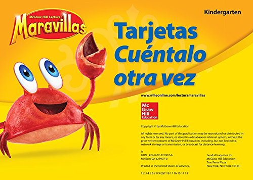 Lectura Maravillas, Grade K, Retelling Cards (ELEMENTARY CORE READING) (Spanish Edition)      1st Edition