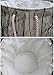 Jacone Stylish Tree Stump Shape Design Storage Basket Cotton Fabric Washable Cylindric Laundry Hamper with Rope Handles, Decorative and Convenient for Kids Bedroom