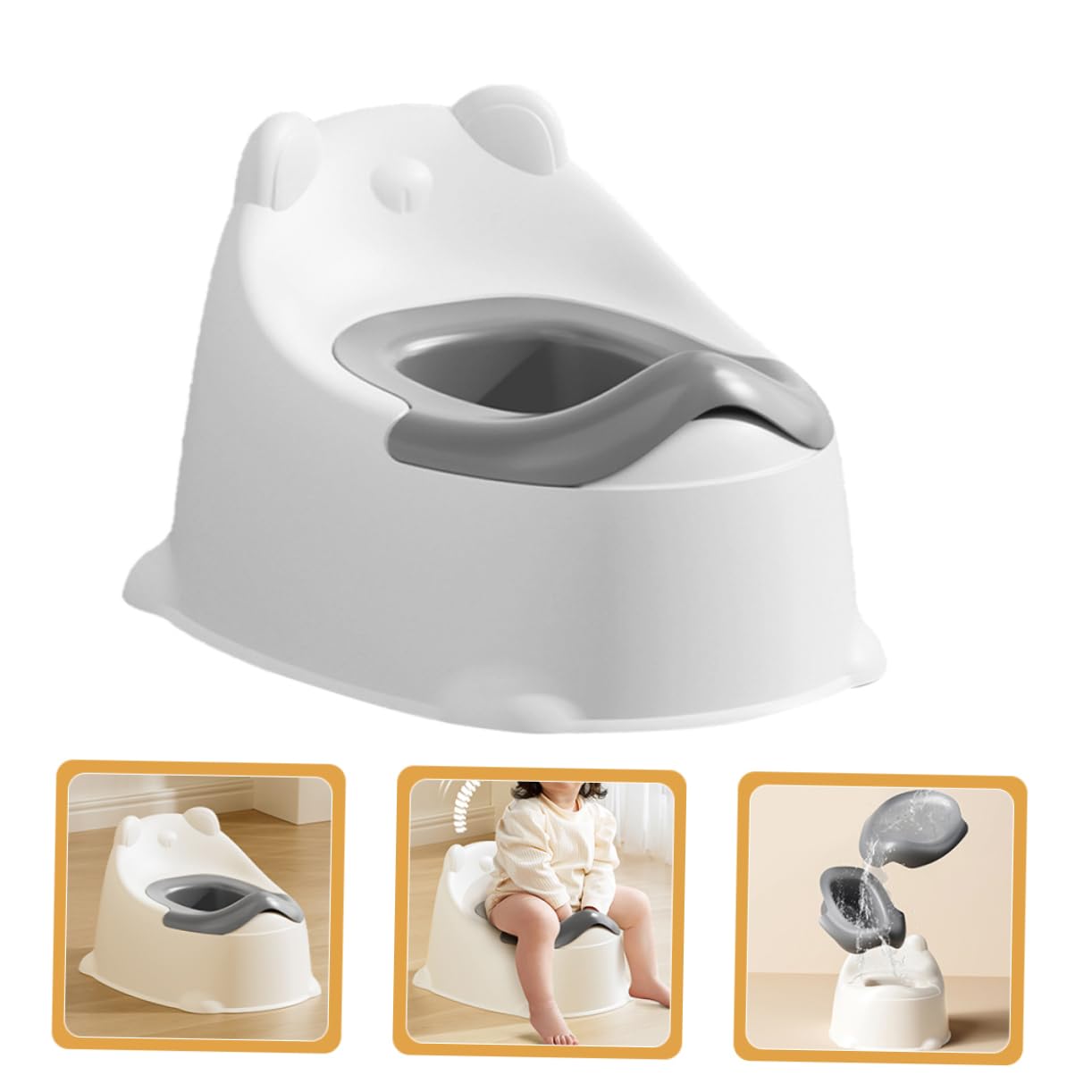 BIUDECO Portable Toilet Seat Lightweight Travel Potty for Easy to Carry Comfort Stability for Boys for Home Car and Outings