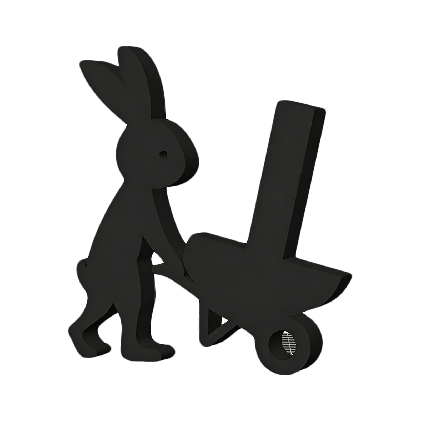 Zeiwohndc Polylactic Acid Materials Rabbits Themed Tissue Holder Decorative Bathroom Accessory Easy to Installion Bathroom Storage Solution