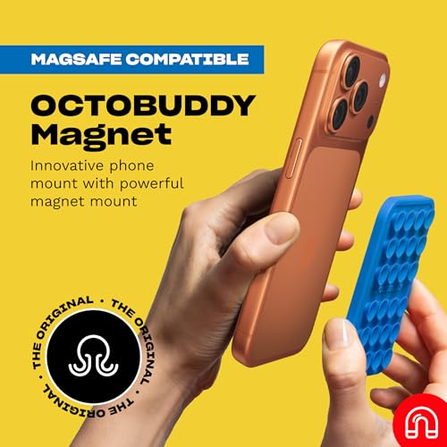 Image of OCTOBUDDY Magnet - Dual Magnetic & Suction Phone Mount - Baby Blue