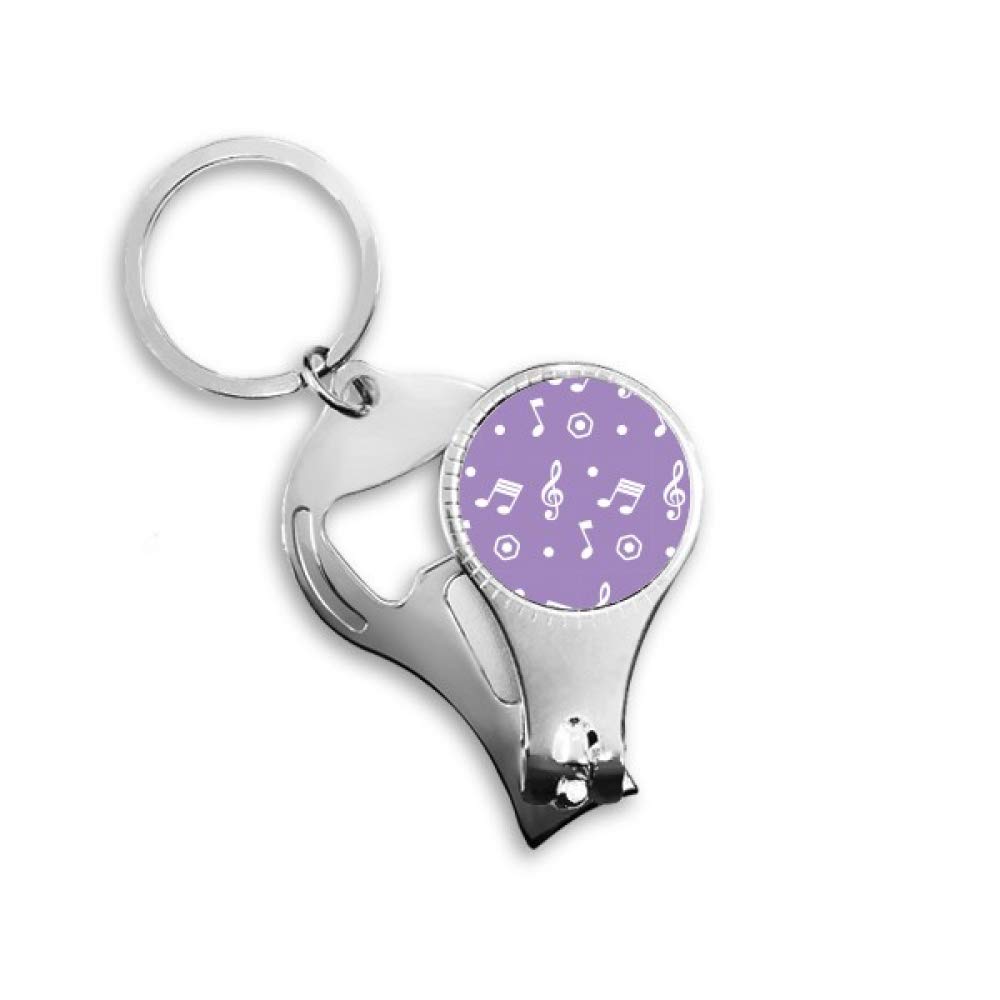 Porte-clés avec décapsuleur violet pour vos apéritifs et festivals