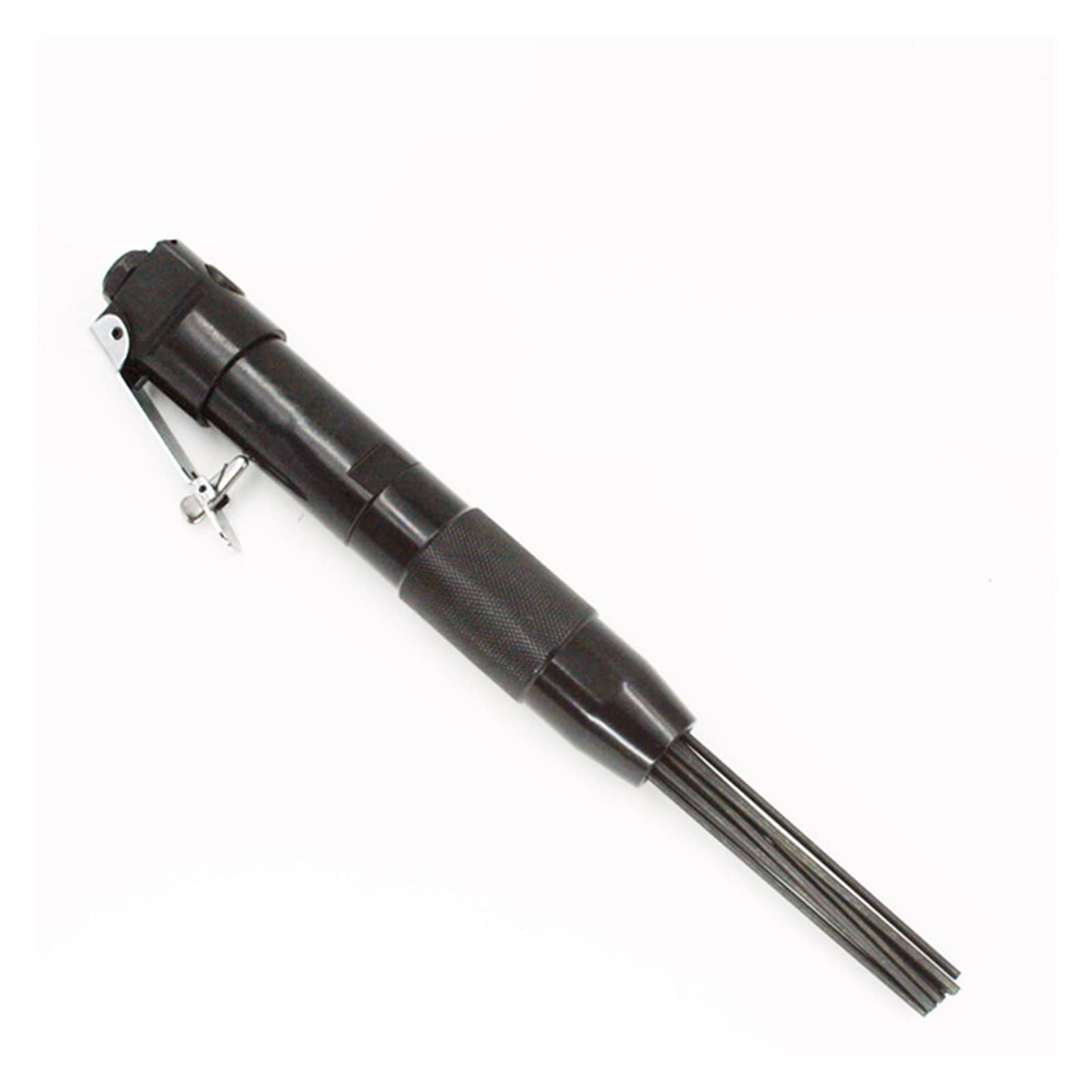 CVFRDD Air Hammer, Straight Type Pneumatic Derusting Tool Air Rust Remover Car Brake Slag Cleaner Wind Needle Beam Chisel Shovel Descaling Polishin(Air derusting tool)