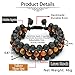 Top Plaza Mens Lava Rock Stone Essential Oil Diffuser Bracelet Chakra Yoga Healing Crystal Bracelet Natural Gemstone Beads Anxiety Bracelets Braided - Tiger Eye Stone + Lava Bead