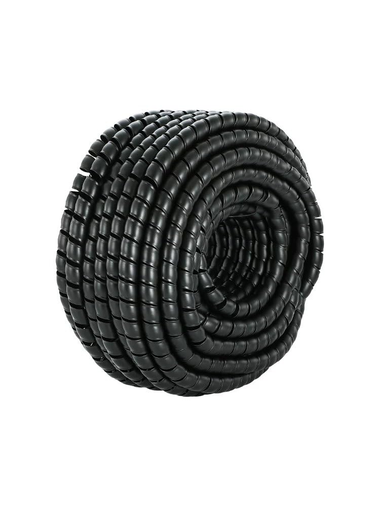 Manguito Espiral para Cables, Funda, Negro, 14mm DI / 50m