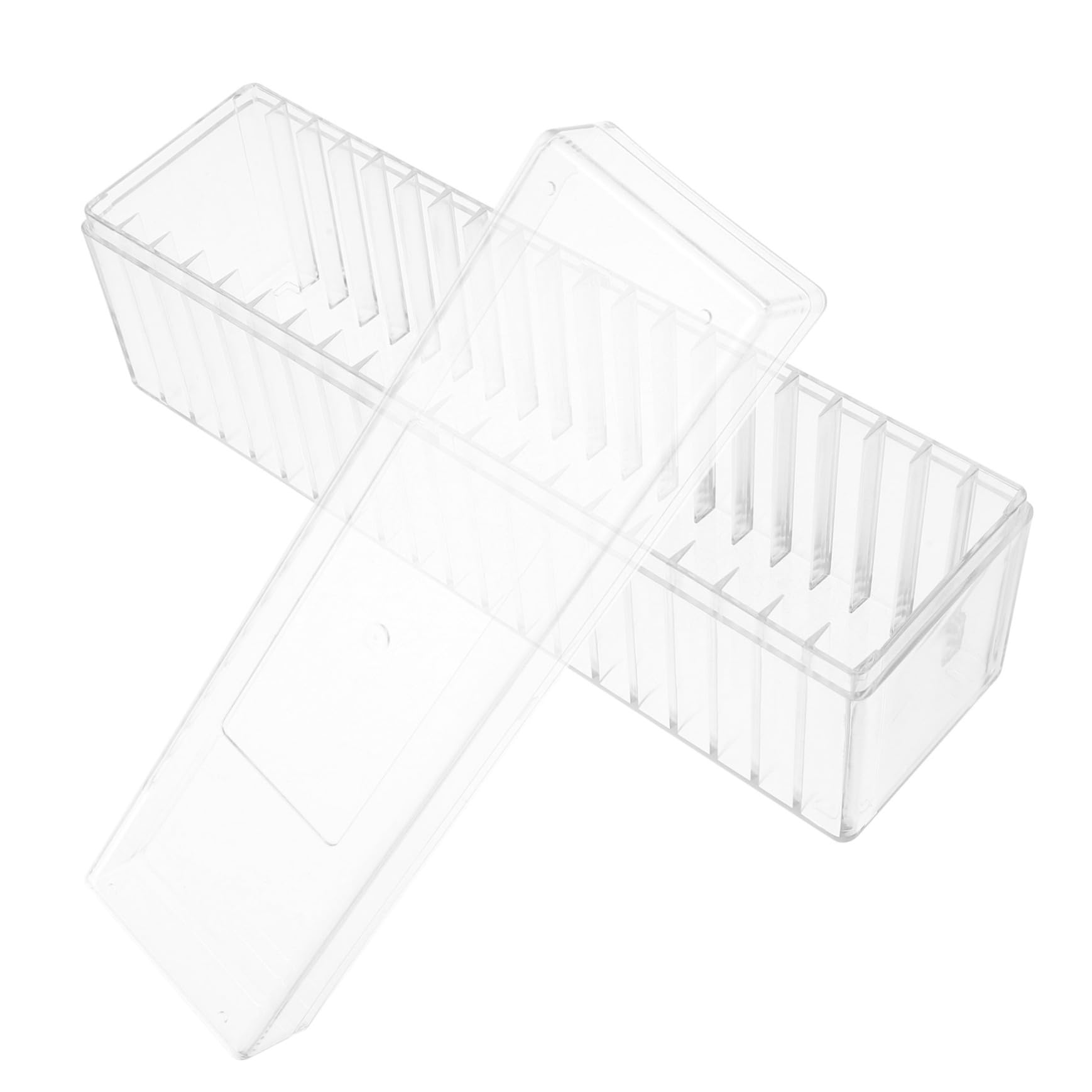 Operitacx Caja De 4 Piezas Caja de almacenamiento de monedas graduada envase plastic container monedero multifunción monederos para coleccionistas Múltiples ranuras Caja de almacenaje