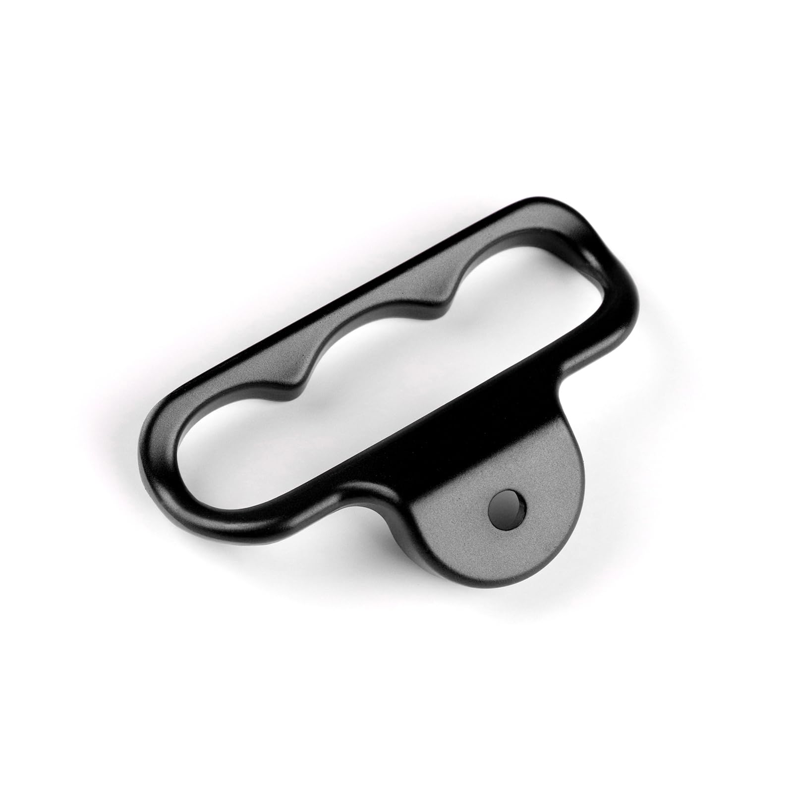 KUNGKIC Per Fiat 500 500e Abarth 595 695 Maniglia Bagagliaio Manico in Lega di Zinco,Decorazione Interna su Misura per Veicoli (nero)