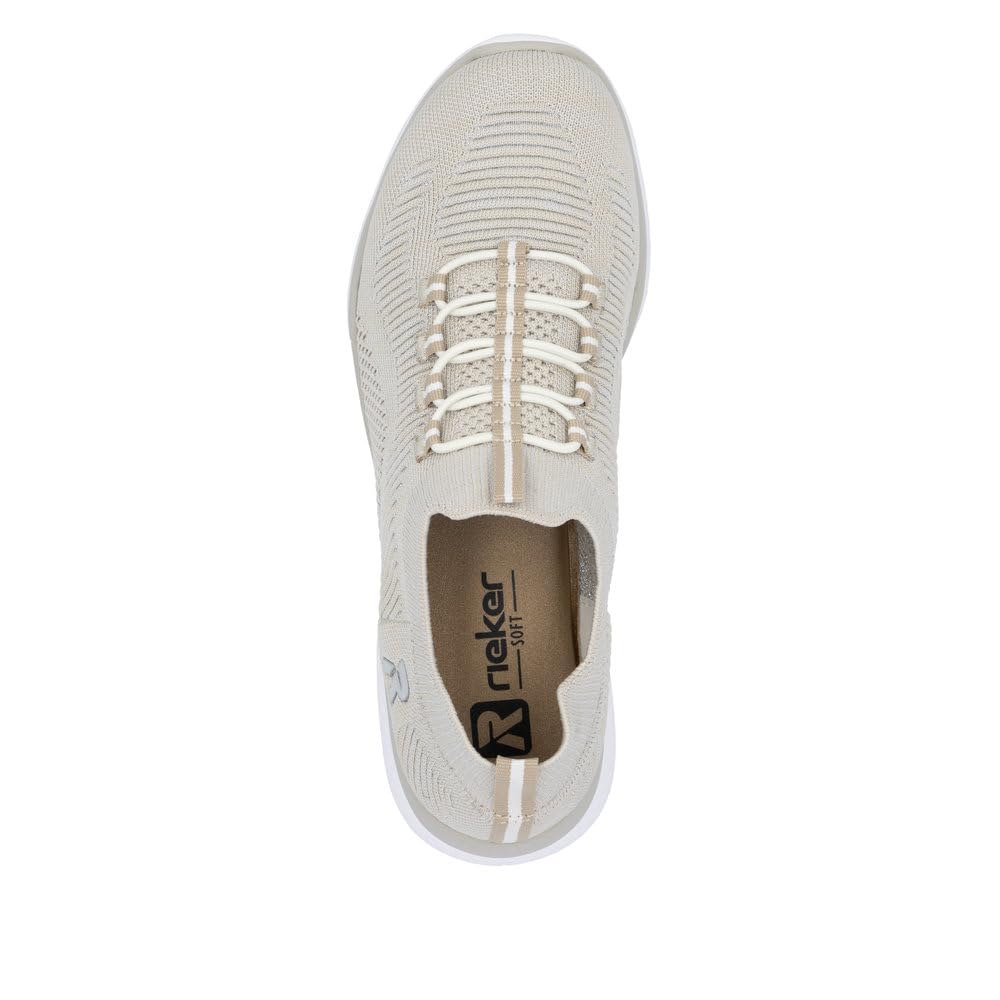 Rieker Femme Baskets M5074, Dame Baskets Basses,Semelle intérieure Amovible