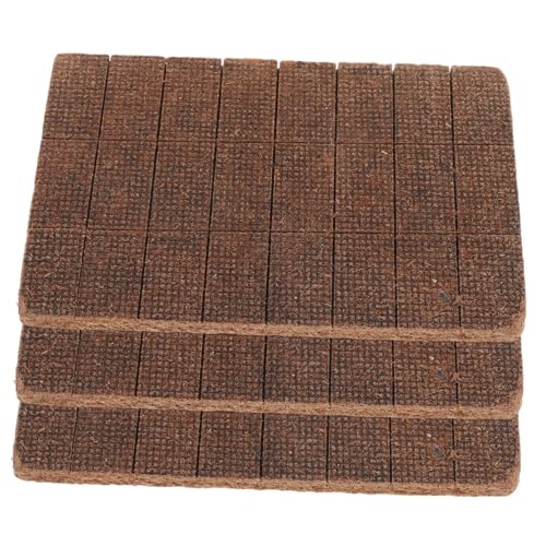Abaodam 72pcs Igniter Wax Pit Starters Outdoor Fire Pit Accessories Fire Starters for Starter Cubes Camping Fire Starter Light Brown Wood