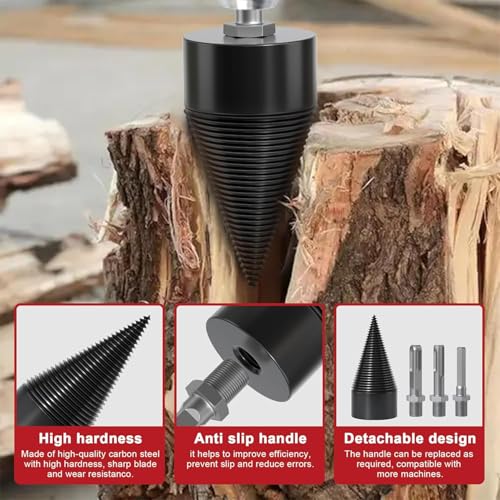 Fracavi 6-Piece Wood Splitter Drill Bits Set