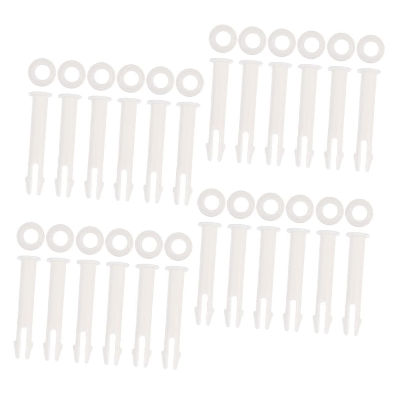 POPETPOP 2 Series Conectores De Piscina De Plástico para Piscina Desmontable Accesorios 24 Piezas X 2