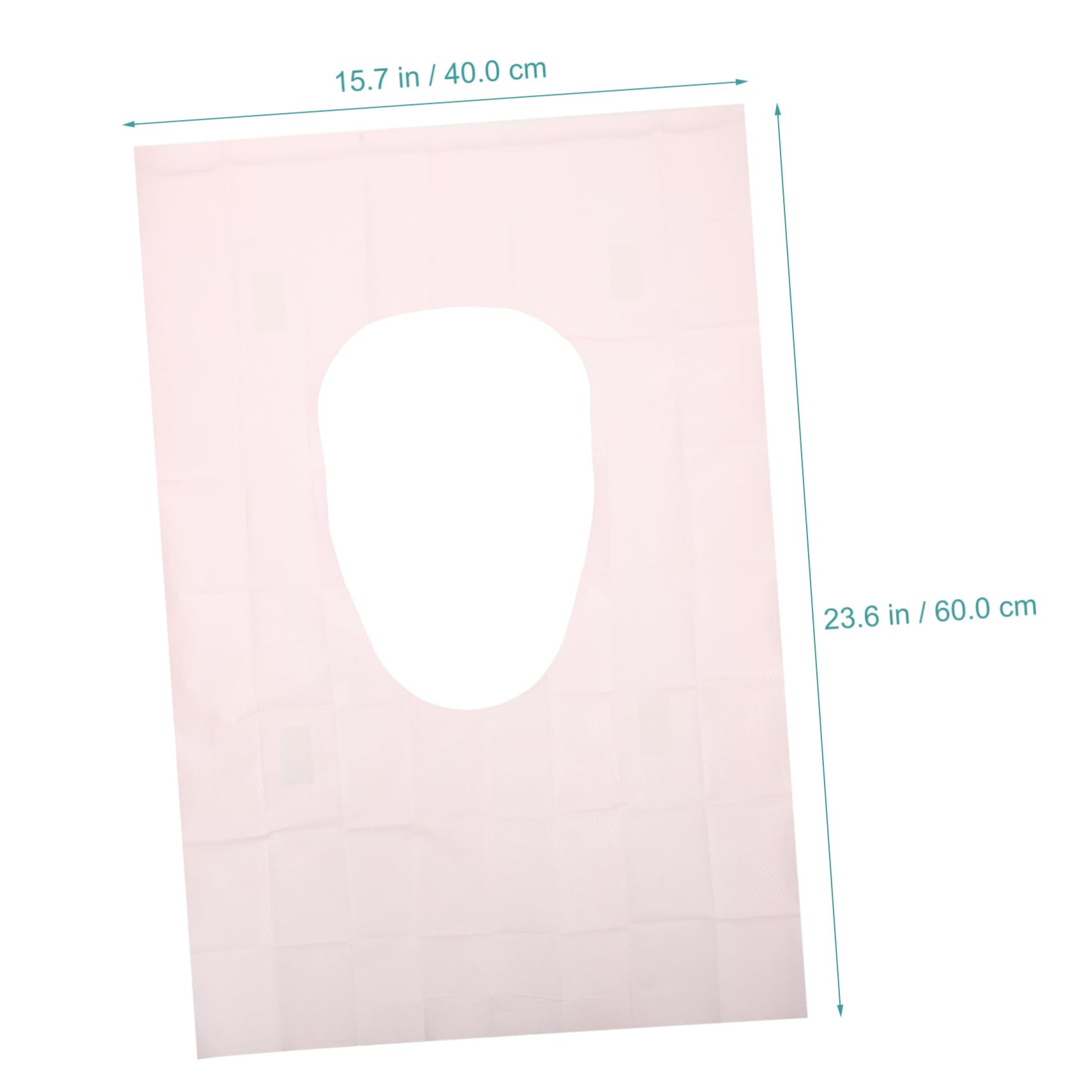 Garneck Bathroom Toilet Seats Mat 50pcs Waterproof Seat Covers Portable Disposable