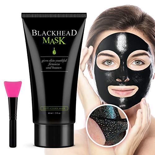 Peel Off Mask Blackhead Remover Mask Activated Charcoal Mask Deep Cleansing Acne Pore Cleaner with Brush Kit (60g)