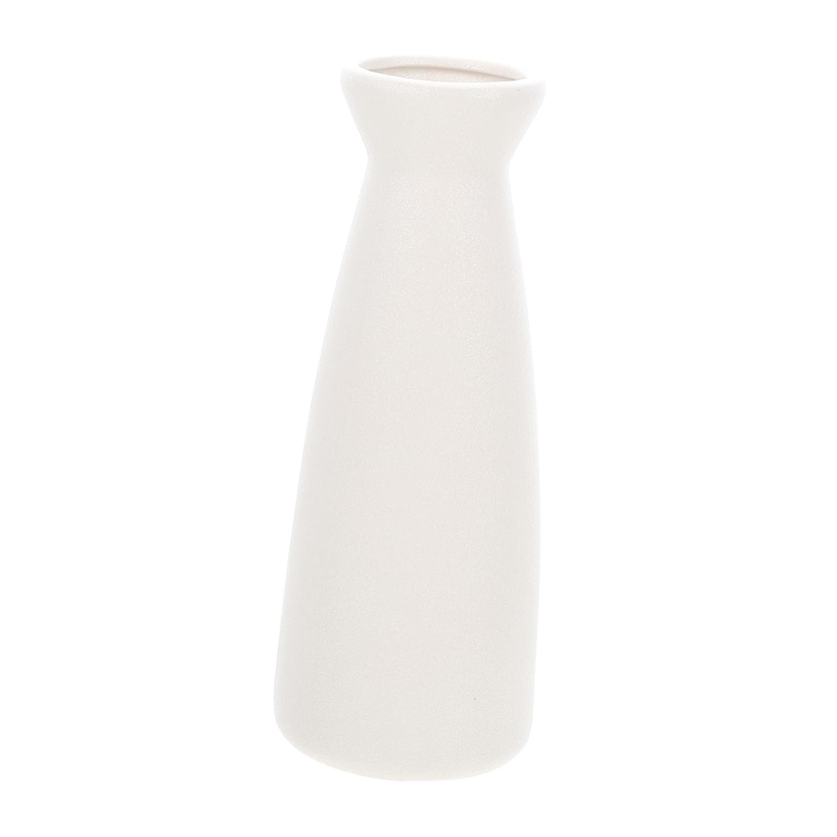Vase noir créatif en poterie artisanale pour décoration minimaliste