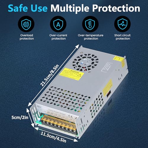 DC 60V 10A 600W Power Supply 110V AC to DC 60V Converter 10A 600W Switch Power Supply Transformer for Drive Sensor System Lamp Meter Controller Servo Electric Motor3