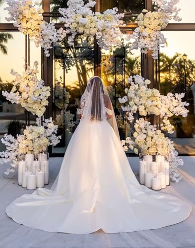 Off Shoulder Wedding Dresses Crystals Beaded Bridal Dress with Slit Sweetheart Satin Bride Wedding Gown3