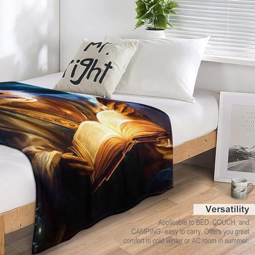 Couverture flannel douillette 100x130cm : plaid chaud pour chambre - 6