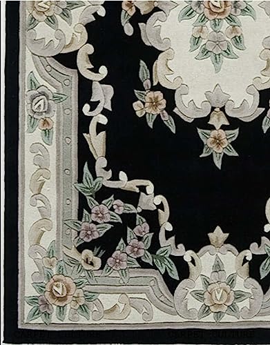 Image of Carpet Mahal Handmade Handwoven Tufted Made of 100% Soft Blended Wool Export Quality Carpets with 1 Inch Thickness (4x6 Feet) Color Multi